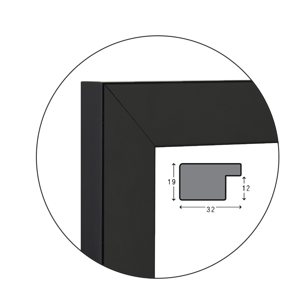 Ramă Nero | 3,2 cm